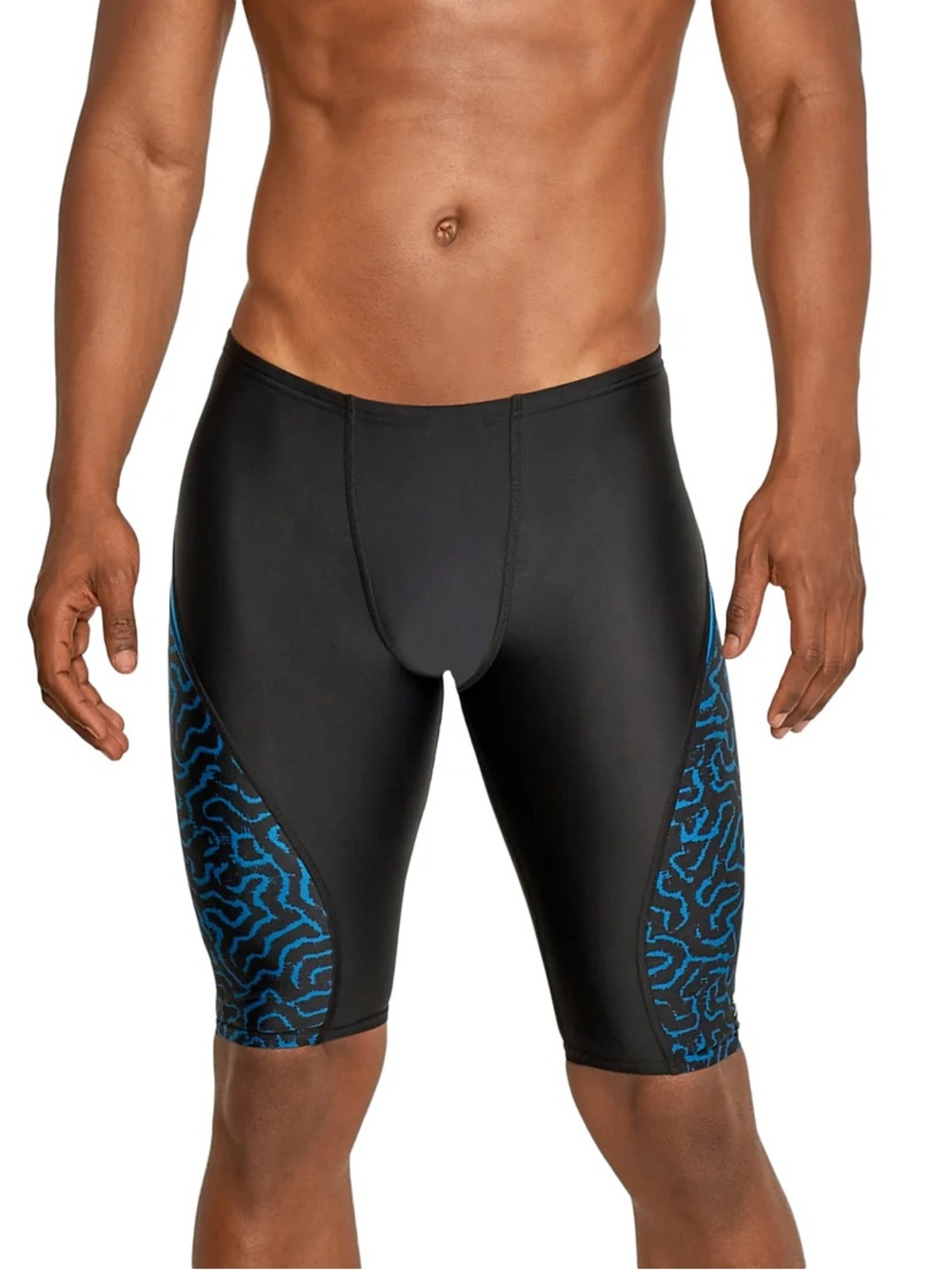 NWT Speedo Men’s Race Maze Jammer - Speedo Blue - Color 400